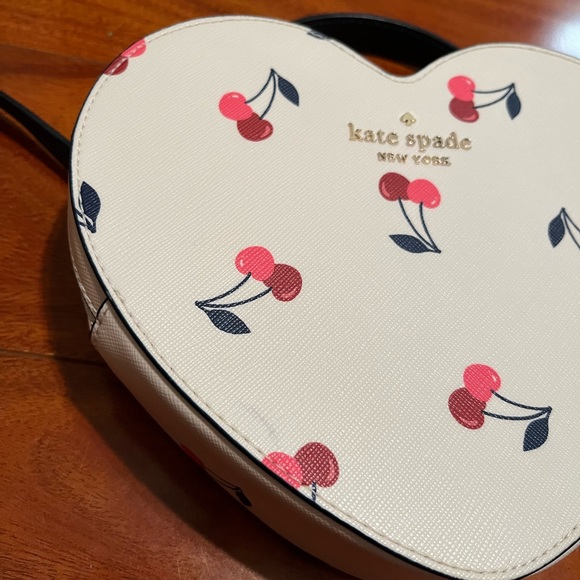 Kate Spade Love Shack Cherry Heart Crossbody - Picture 7 of 9
